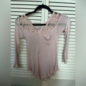 Abercrombie & Fitch| floral stretchy long sleeve top